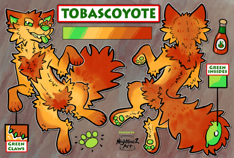 Tabascoyote Ref Sheet